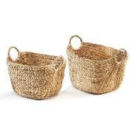 Korb storage basket - water hyacinth -56x40x41 cm