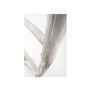Dekoleiter aus Tanoak-Holz white washed 167 cm weiß - ohne Deko