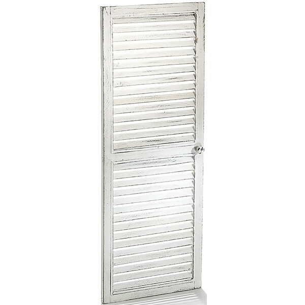 Deko-Fensterladen white vintage - 35x90 cm