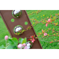 Garden plug Rusty Bubbles in rust optics material mix 99 cm high