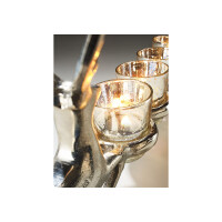 Kerzenhalter RENTIERE aus Metall für 4 Teelichter