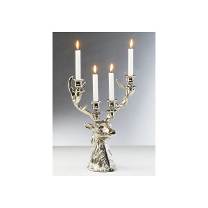 Kerzenleuchter TROPHÄE aus Metall für 4 Kerzen