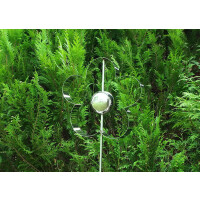 Dekosecker garden plug flower made of stainless steel 118 cm