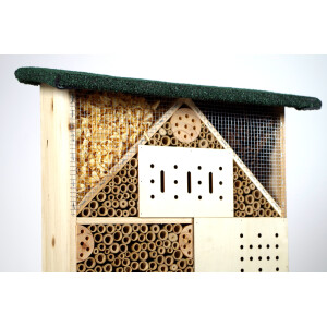 Insektenhotel Insektenhaus VILLA aus Holz -inkl Füllung