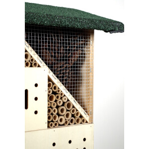 Insektenhotel Insektenhaus VILLA aus Tannenholz - inkl Füllung