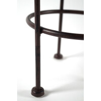Flower stool plant rack around color brown made of metal S/3