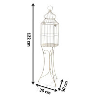 Plant stands planting table cage - anti -white - metal