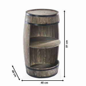 Weinregal Bar Spirituosenschrank Anrichte Barregal - FASS - 48x81 cm