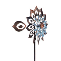 Wind turbine decoration plug flora made of metal