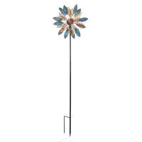 Wind turbine decoration plug ornament made of metal
