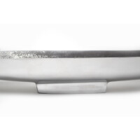 Dekoschale Schiffchenform Metall silber 80cm