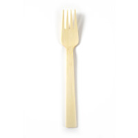 Fork - stable bamboo cutlery comfort - no wood - 100% bamboo - 100 pieces
