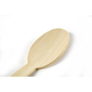 Spoon - stable bamboo cutlery comfort - no wood - 100% bamboo - 100 pieces