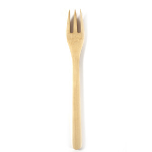 Fork - stable bamboo cutlery premium - no wood - 100% bamboo - 50 pieces