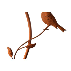 Dekosecker garden plug Rusty Birds in rust optics with precipitation knife
