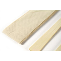 Bambusbesteck-Set Komfort - Serviette / Messer / Gabel - kein Holz - 100 Sets