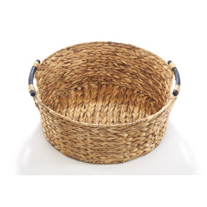 Storage basket shelf basket made of water hyacinth - 42x20 cm