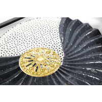 OTTO Kobolo Wandbild 3D -SEASHELL-  aus Metall in Anthrazit- Weiß- und Goldtönen