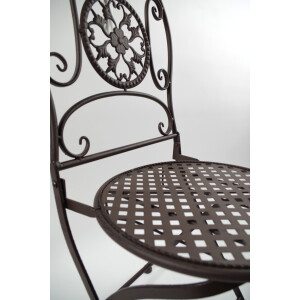 Stuhl aus Metall braun 91cm