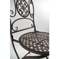 Metal brown chair 91cm