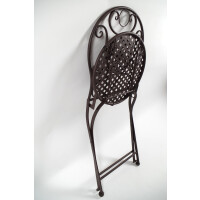 Metal brown chair 91cm