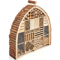 Insecthotel Luxury XXL in arch form from fir wood - divided in two