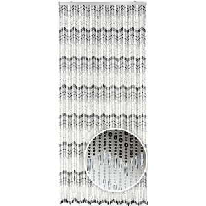 Türvorhang MOUNTAIN Kunststoff black white 72 Stränge 90x200 cm
